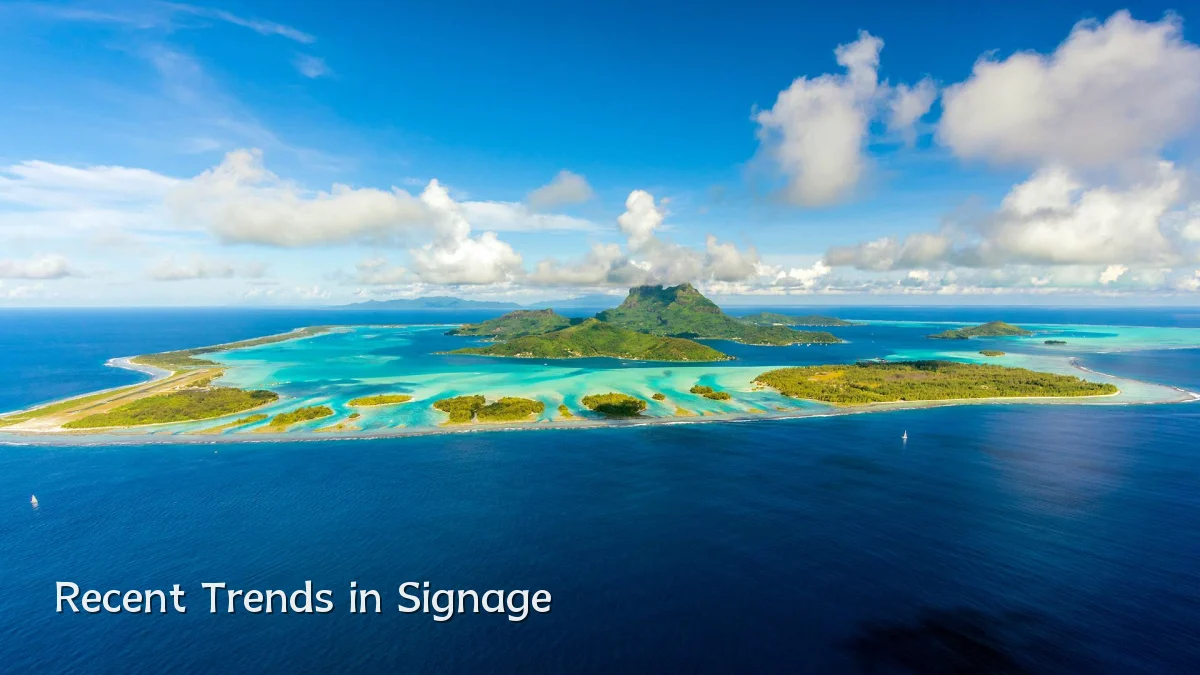 Recent Trends in Signage