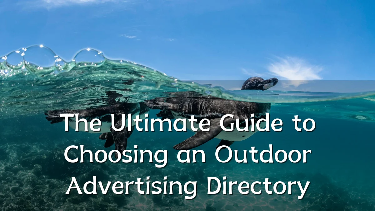 The Ultimate Guide to Choosing an Outdoor Advertising Directory