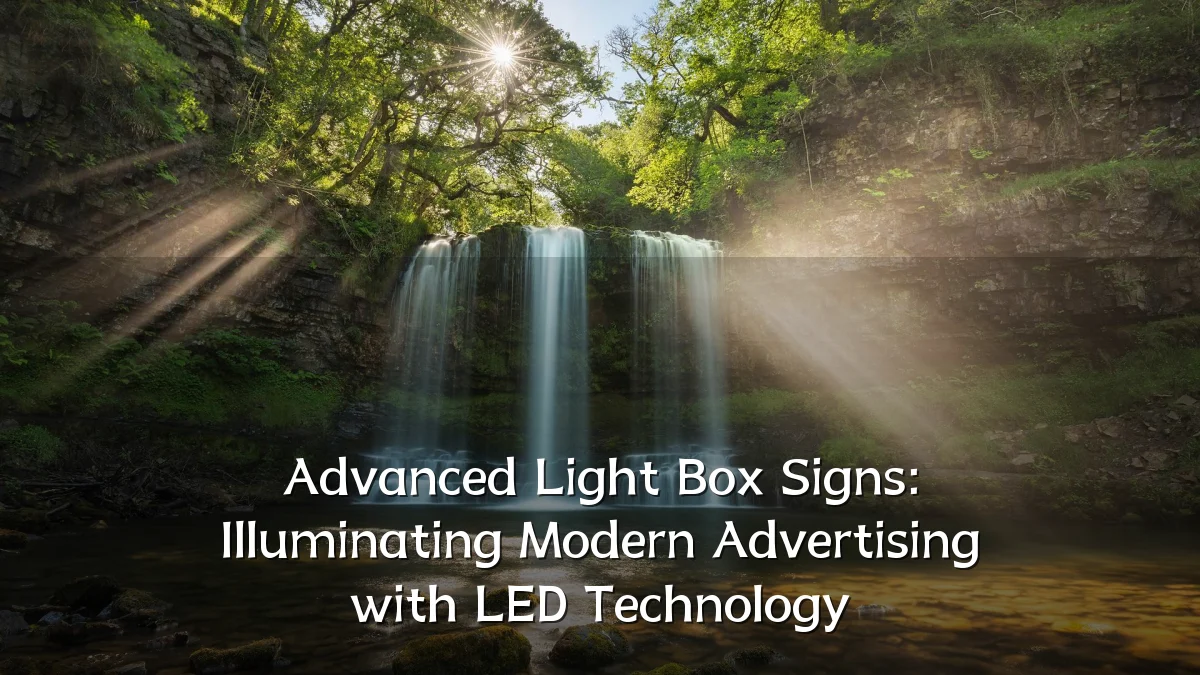 Advanced Light Box Signs: Illuminating Modern Advertising with LED Technology