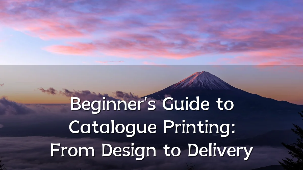Beginner's Guide to Catalogue Printing: From Design to Delivery