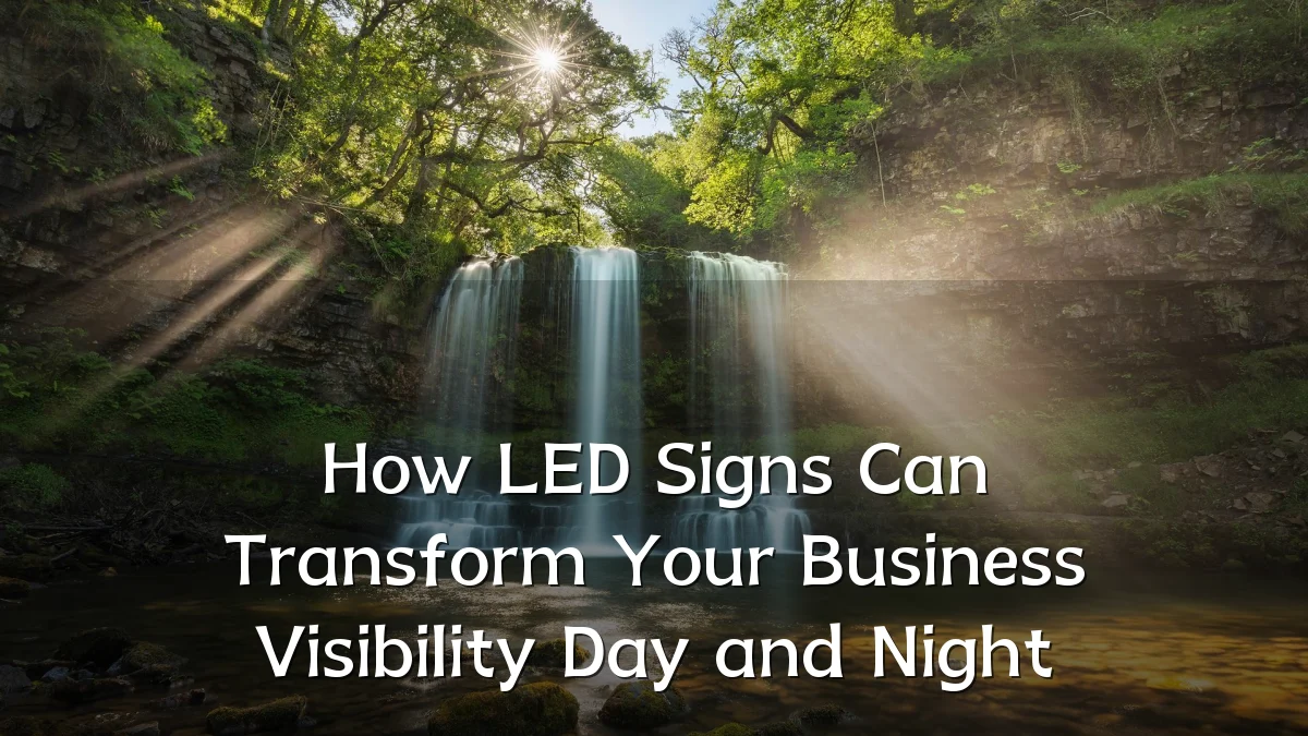 How LED Signs Can Transform Your Business Visibility Day and Night