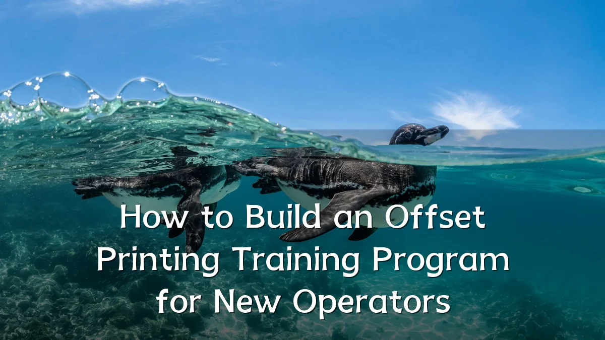 How to Build an Offset Printing Training Program for New Operators