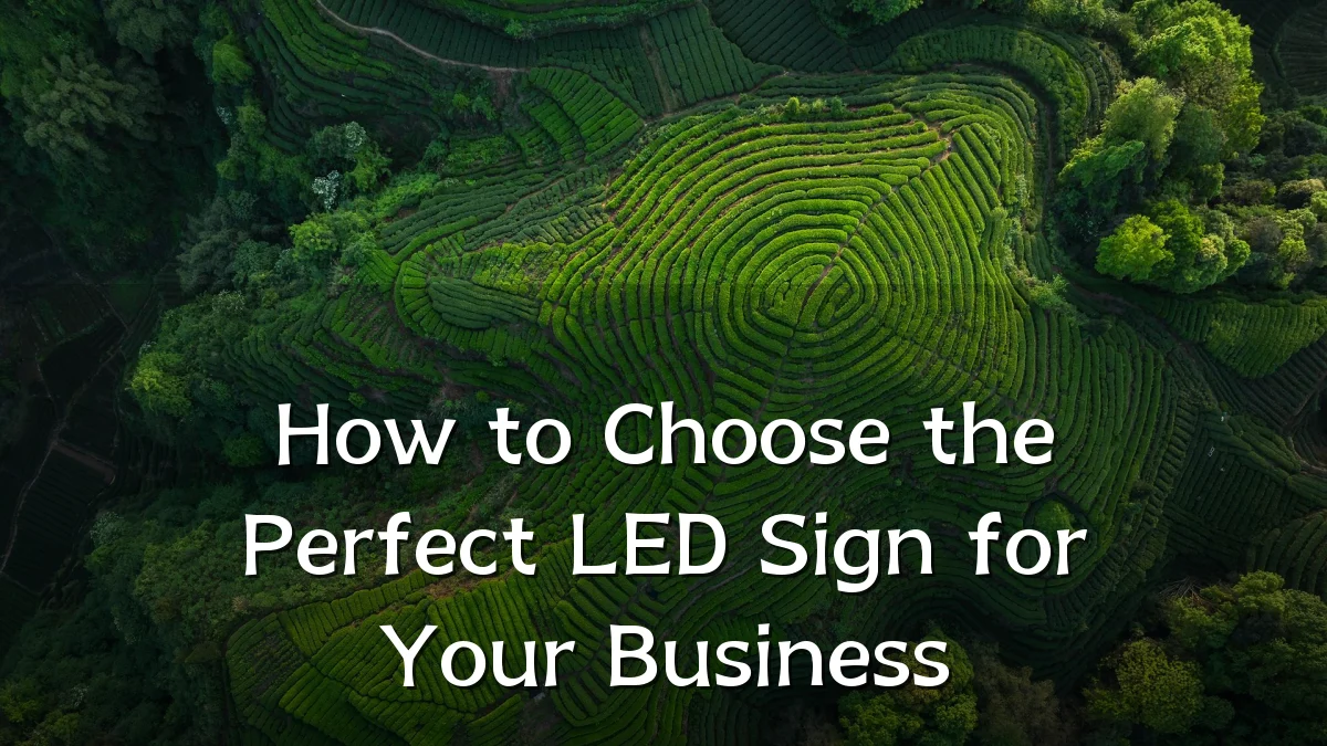How to Choose the Perfect LED Sign for Your Business