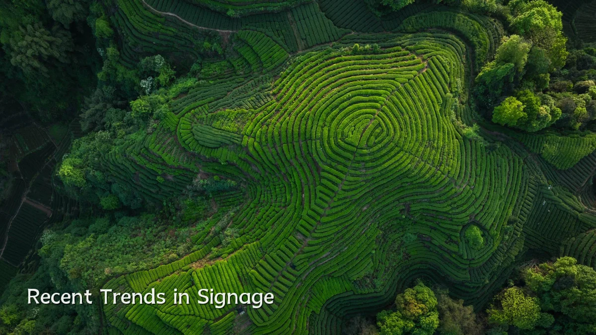 Recent Trends in Signage