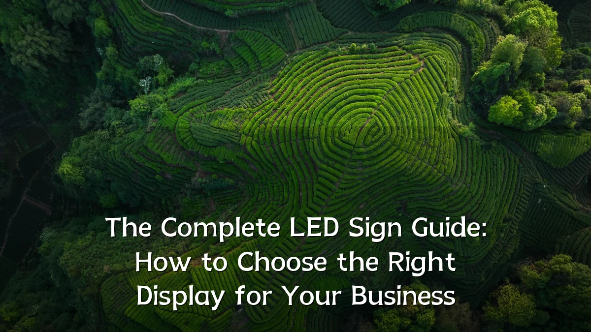 The Complete LED Sign Guide: How to Choose the Right Display for Your Business