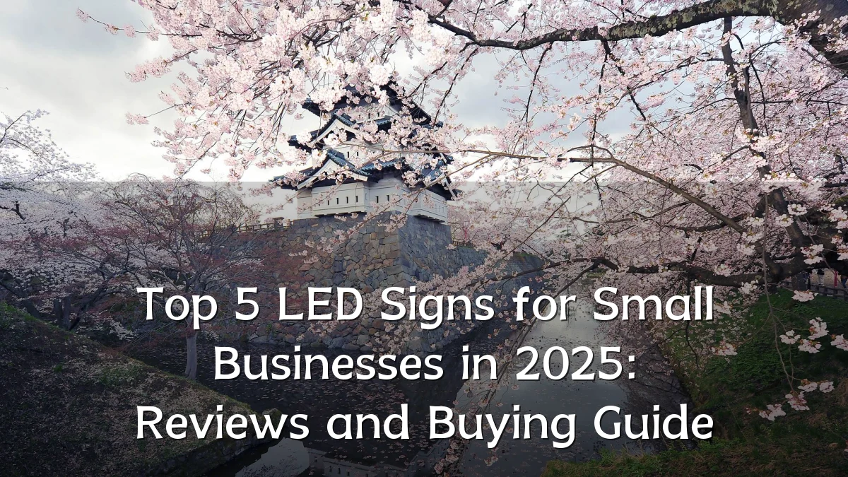Top 5 LED Signs for Small Businesses in 2025: Reviews and Buying Guide